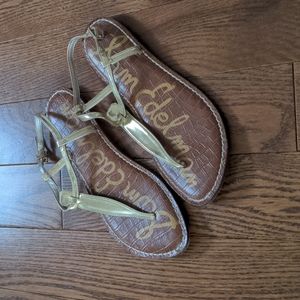 Sam Edelman Gold Sandals